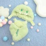 HiOKOU 17cm Labubu Doll Dinosaur Outfit Set