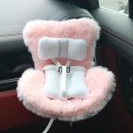 Car Seat for 3-8 Inch Labubu Dolls - Pink