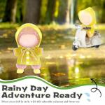 Cute Yellow Raincoat and Boots for Dolls