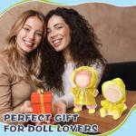 Cute Yellow Raincoat and Boots for Dolls