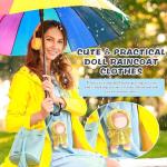 Cute Yellow Raincoat and Boots for Dolls