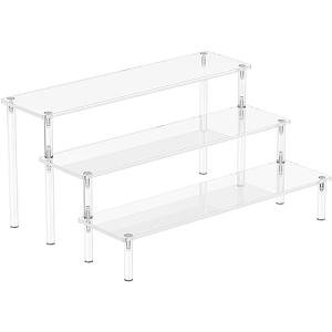 Aredpoook Clear Acrylic 3-Tier Display Stand