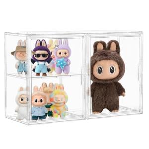 Acrylic Display Cases for Collectibles, 2 Pack
