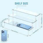 Aredpoook Clear Acrylic 3-Tier Display Stand
