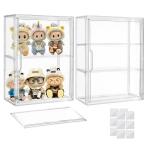 Labubu Acrylic Display Cases, 2-Pack with Dividers
