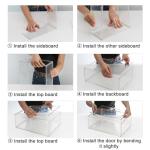 2 Pack Clear Acrylic Display Cases for Labubu Dolls