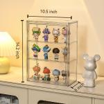 3-Tier Clear Acrylic Display Case for Collectibles