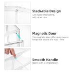 2 Pack Clear Acrylic Display Cases for Labubu Dolls