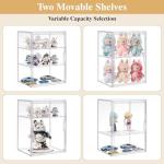 Large Clear Acrylic Display Case for Labubu Collectibles