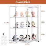 Labubu Acrylic Display Cases, 2-Pack with Dividers