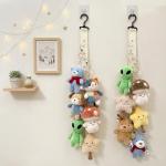 Bawiked Plush Doll Storage Rack with Clips