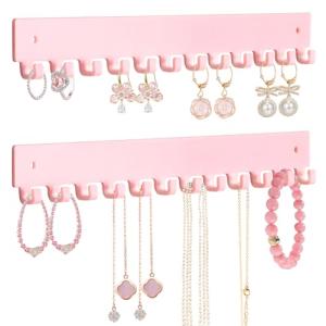Milylove Wall-Mounted Jewelry Organizer - 2 Pack