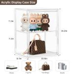 Clear Acrylic Display Case for Labubu Figures