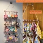 Hanging Doll Storage Shelves for Collectors - Beige