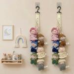 Bawiked Plush Doll Storage Rack with Clips