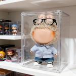 Acrylic Display Case for Labubu Dolls, 15.75 inches