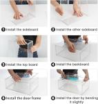 Acrylic Display Case for Labubu Dolls, 15.75 inches