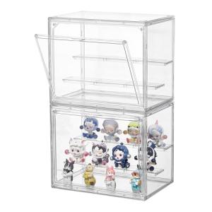 2 Pack Acrylic Display Case for Mini Collectibles