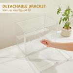 Stackable Acrylic Display Cases with Magnetic Doors - 2 Pack