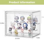 2 Pack Acrylic Display Case for Mini Collectibles