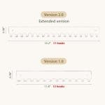 Acrylic Necklace Holder 2 Pack Wall Mounted Organizers