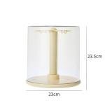 360° Rotating Display Case for Labubu Keychains