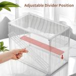 4-Tier Clear Acrylic Display Case with Dividers