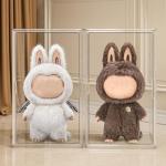 XL Clear Display Case for Labubu Dolls