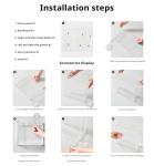 AYJK7 Cube Display Case for Labubu Keychains