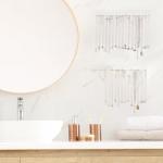 Acrylic Necklace Holder 2 Pack Wall Mounted Organizers