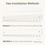 Acrylic Necklace Holder 2 Pack Wall Mounted Organizers