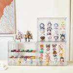 2 Pack Acrylic Display Case for Mini Collectibles