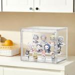 2 Pack Acrylic Display Case for Mini Collectibles