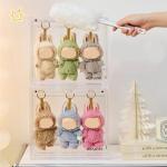 AYJK7 Cube Display Case for Labubu Keychains