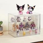 4-Tier Clear Acrylic Display Case with Dividers