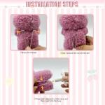 ZY PLUM Adjustable Doll Stand for Labubu Dolls