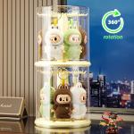 Labubu Rotating Toy Organizer for Dolls and Figures