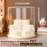 Labubu Rotating Toy Organizer for Dolls and Figures
