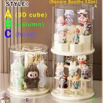 Labubu Rotating Toy Organizer for Dolls and Figures