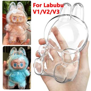 Clear Acrylic Case for Labubu Dolls - Dust Proof Display
