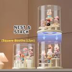 Labubu Rotating Toy Organizer for Dolls and Figures