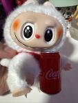 Coca Cola Labubu Vinyl Plush 5” Bag Charm