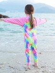 weVSwe Baby Kleinkind Sonnenhut UPF 50+ Schwimmkappe Klappe Nackenschutz Verstellbare Kinnriemen UV-Sonnenschutz Hüte, Fischschuppen-2, 12-24 Monate