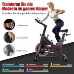 8732B DMASUN Heimtrainer Fahrrad mit Magnetischem Widerstand, Ergometer Hometrainer Fahrrad mit LCD-Monitor, Kardio Training Cycling Bike Indoor, Fitnessbike 160 kg Belastbar