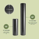 Retrospec Relief FR 45,7 cm & 91,4 cm hochdichtes EPP-Schaumstoff-Rolle für Training, Massage, Yoga, Pilates und nach dem Training, einfache Anwendung