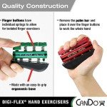CanDo Handtrainer, Fingertrainer Digi-Flex®, 10-0742 mittel / grün