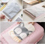 ENPOINT Transparente Plastiktüten für Kleidung, 30,5 x 40,6 cm, mit Reißverschluss, mattierte T-Shirt-Taschen, Polybeutel für den Versand von Bikini, Jeans, Jacke, 3 mm dick mit Belüftungslöchern, 25