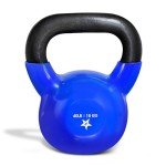 Yes4All KP9D 2-22kg Kettlebell/Kugelhantel aus Gusseisen mit Vinylbeschichtung 18kg