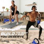 Yes4All KP9D 2-22kg Kettlebell/Kugelhantel aus Gusseisen mit Vinylbeschichtung 18kg