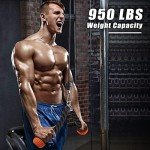SELEWARE Trizeps Griff Trizepsseil Lang - Rutschfesten Trizeps Trainingsgerät Rope für Fitnessstudio Hause Kabelzug Griff Kraftstation Zubehör Seilzug Fitness 90cm
